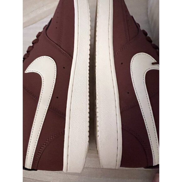 Nike Court Vision Low Shoes Sneakers Sepia Red Pale Ivory Men’s 10 - Picture 6 of 9